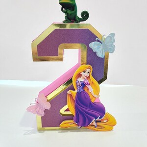 Letra 3D / Princesa Número o Letra 3D/ Elige tu Princesa / Princesa / Número o Letra 3D