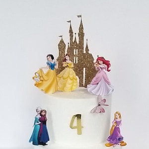 Décoration pour gâteau Princesses / Choisissez vos princesses / Princesses Disney