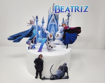 Frozen caketopper / Anna en Elsa
