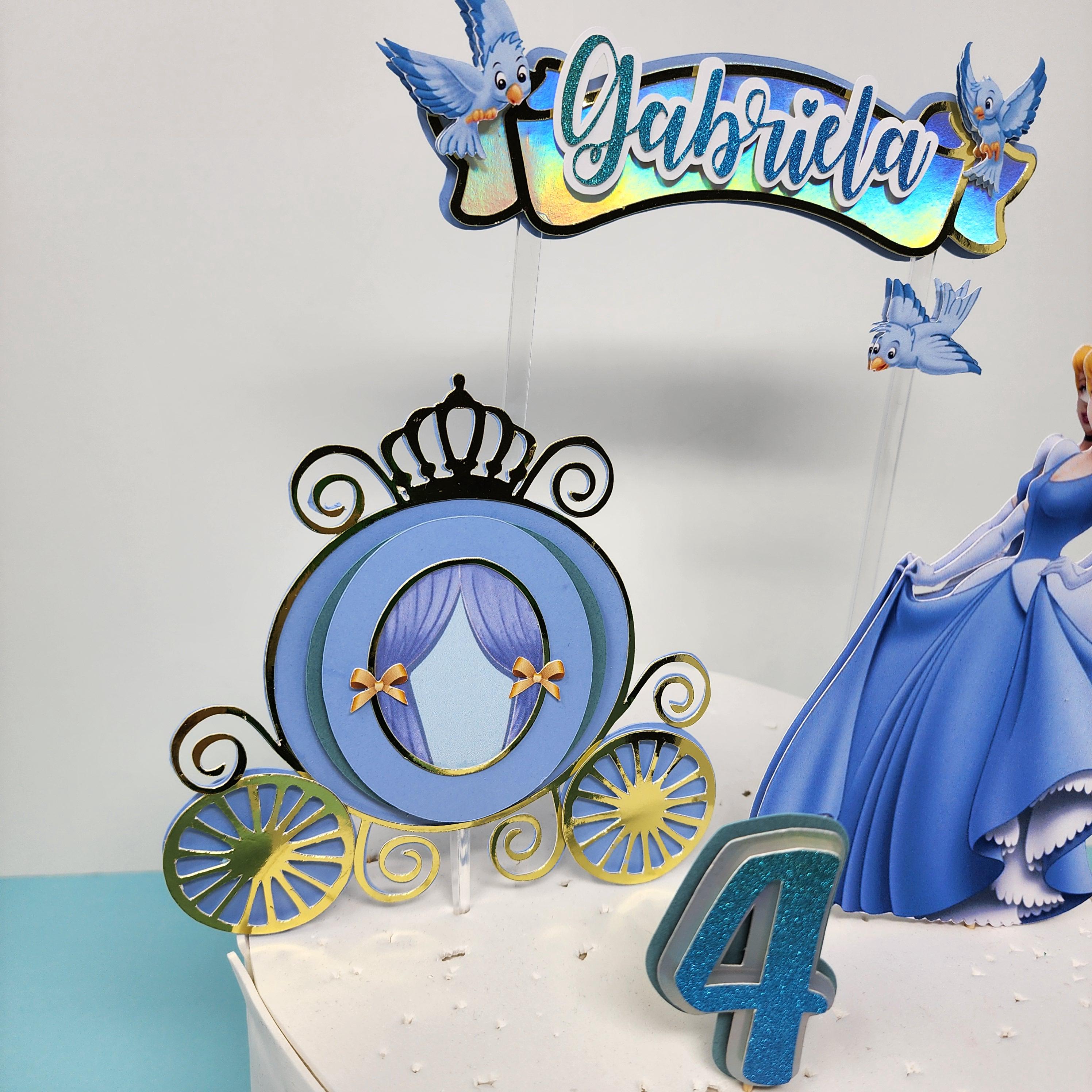 Cinderella Cake Topper / Princess Cinderella Cake Topper / Disney ...