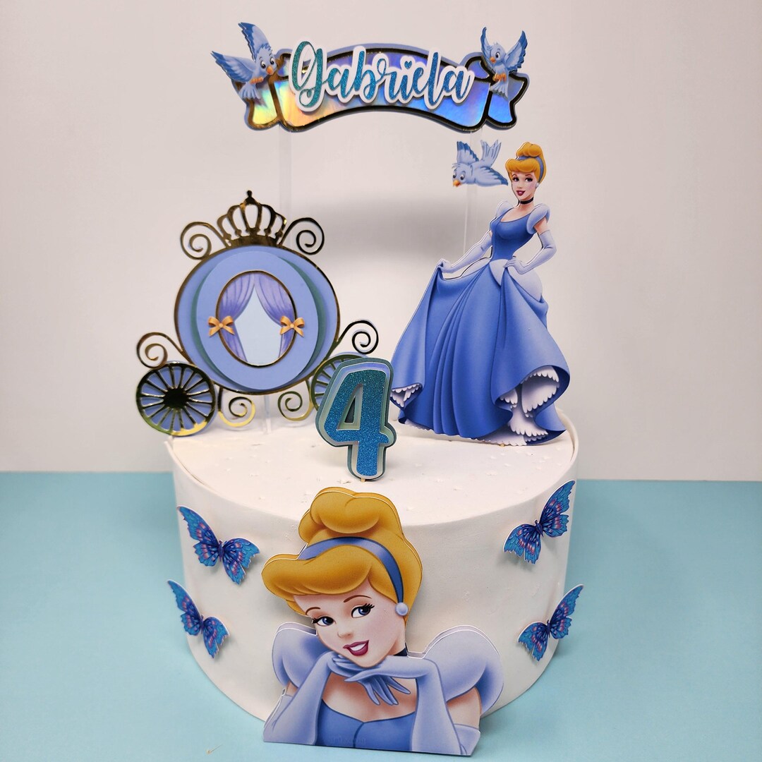 Cinderella Cake Topper / Princess Cinderella Cake Topper / Disney ...