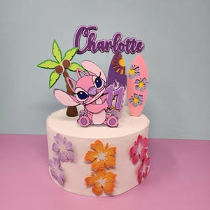 Angel Cake Topper / Stitch Angel Cake Topper / Lilo and Stitch Cake Topper