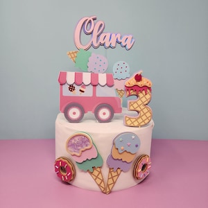 Eis Kuchen Topper / Candy Cake Topper