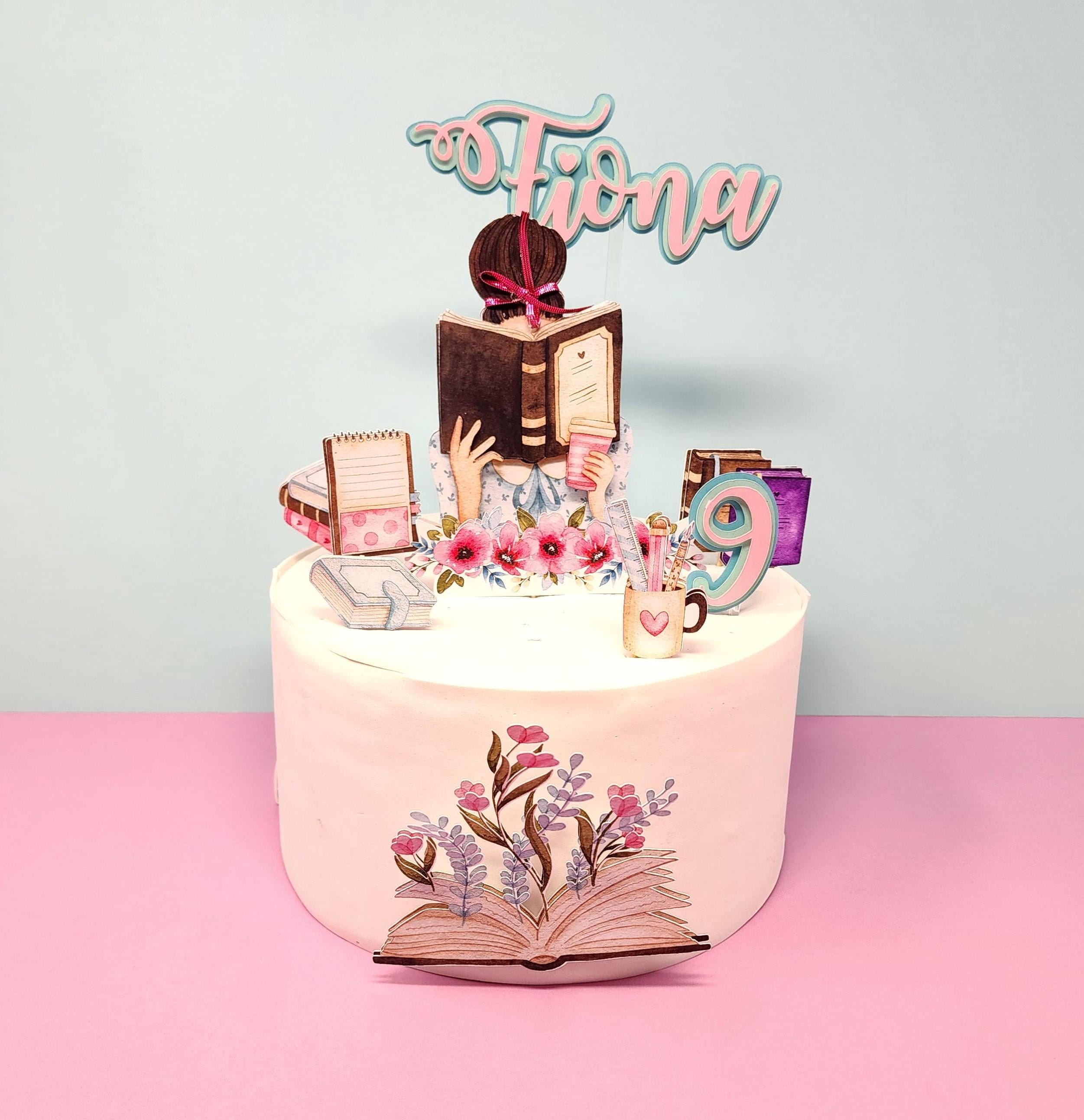 Torta Frozen Pasta Di Zucchero Topper Torta Frozen Con Elsa E Anna - Decorazione Festa Bambini, Personaggi Disney Torta Frozen 4 Anni - Foto 8