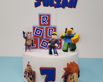 Roblox Cake Topper