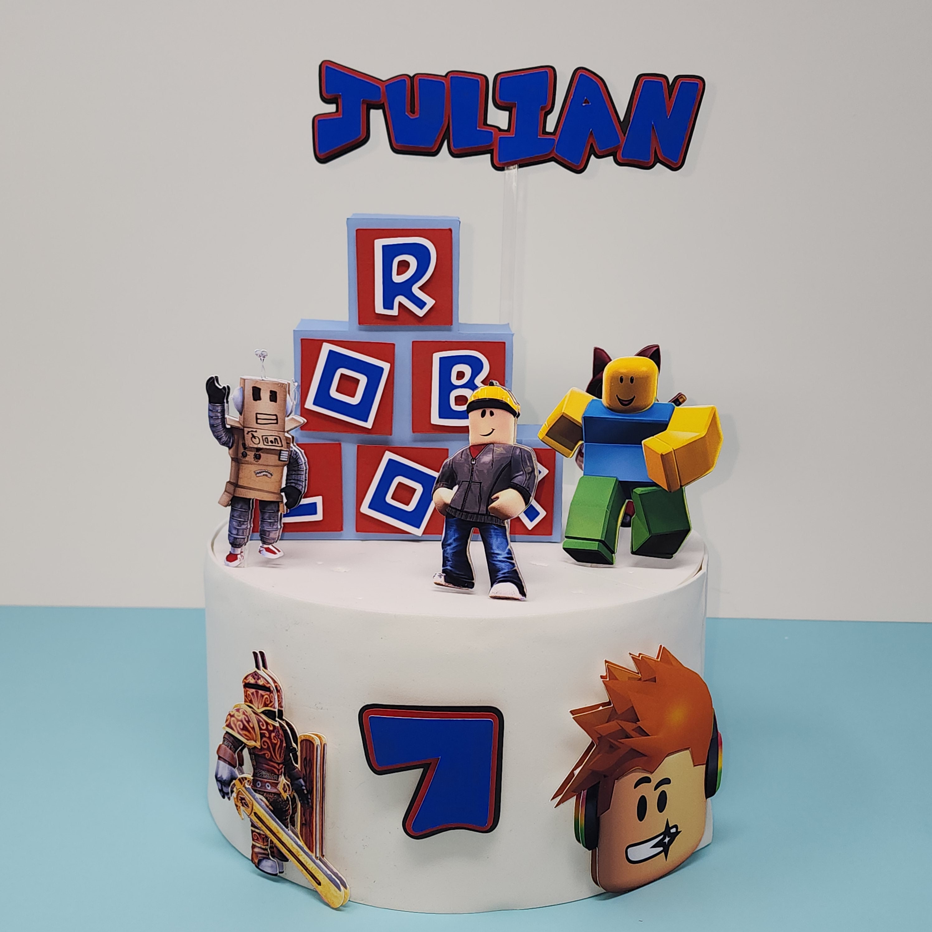 Adorno para tarta de Roblox