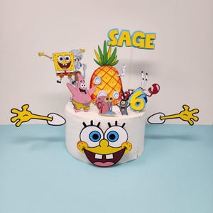 Sponge Bob Cake Topper