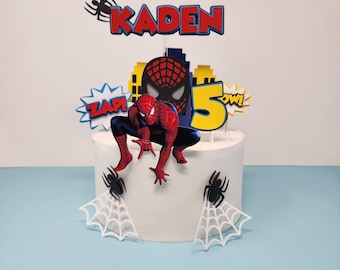 Spider Man Cake Topper