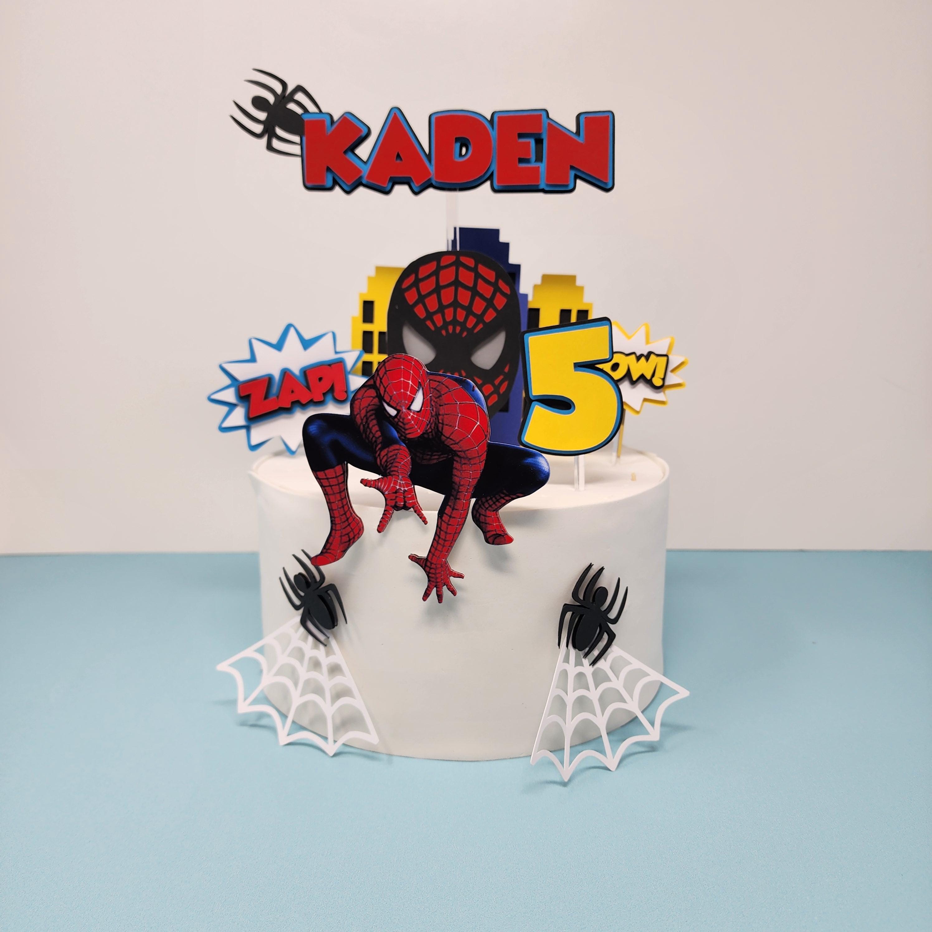 Cialda Ostia Senza Glutine Per Torta Tonda, SPIDER-MAN, UOMO RAGNO Spiderman Personalizzata Con Nome Disco Dolce Torte Cialde Ostie Cake Topper Decorazioni Dc - Foto 10