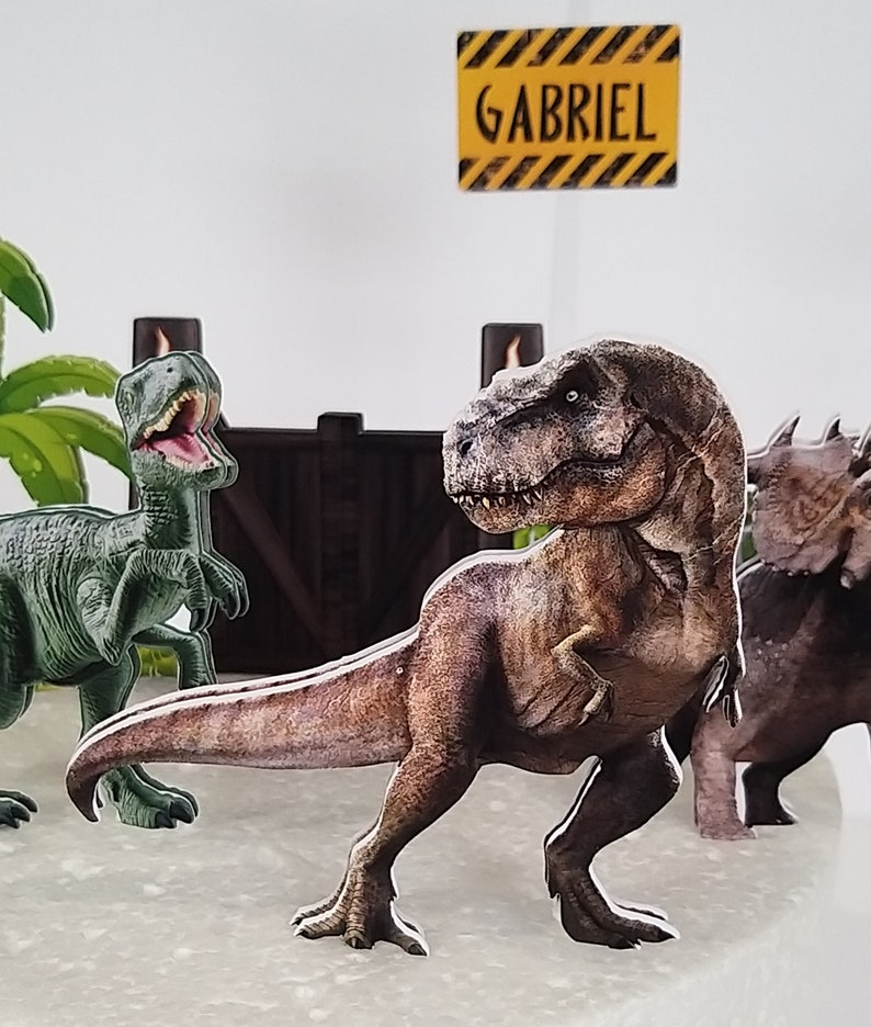 Jurassic World Cake Topper / Jurassic World / Dinosaurs Etsy