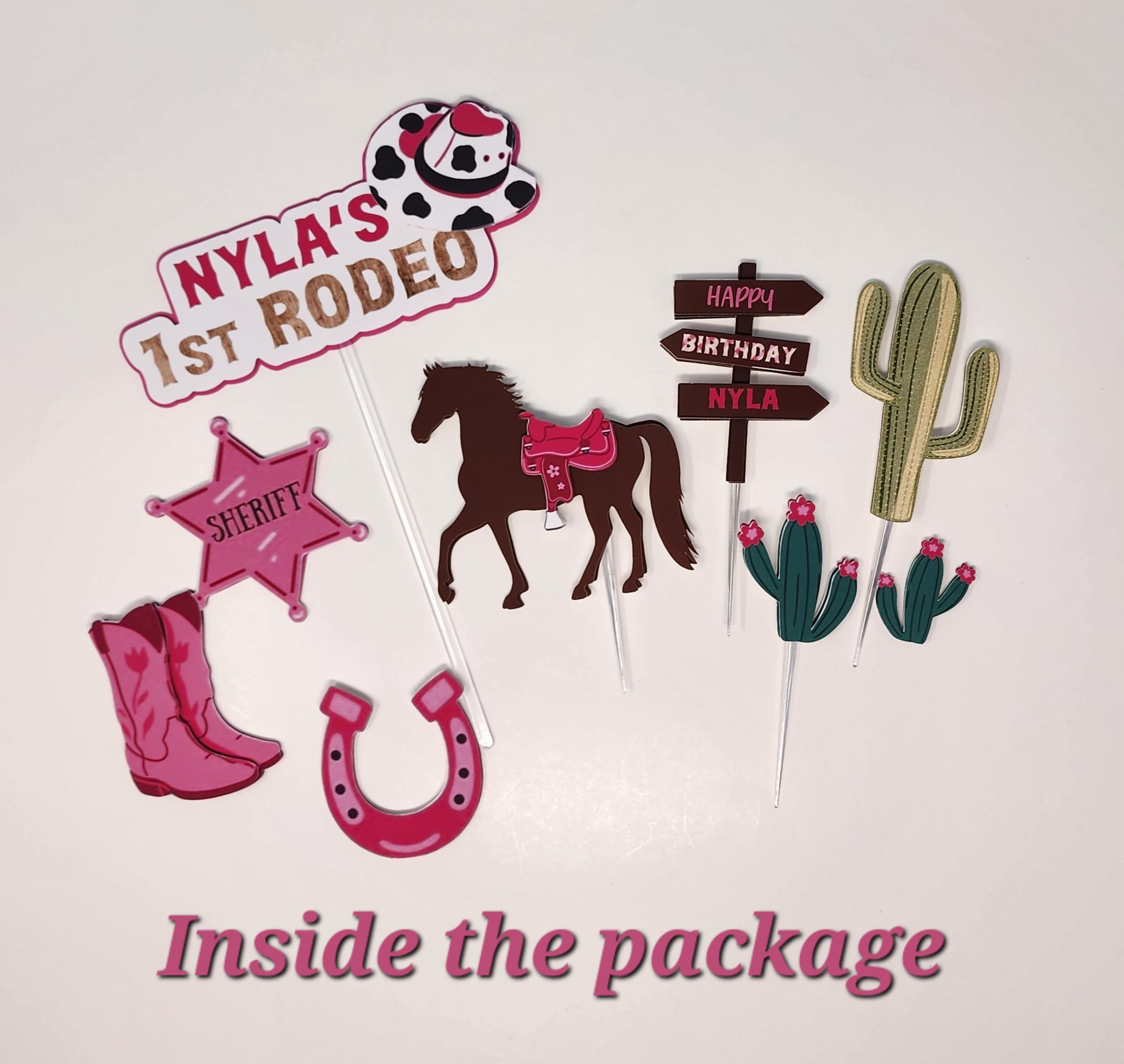 Cowgirls Cake Topper / Rodeo Cake Topper / Horse Cake Topper - Etsy