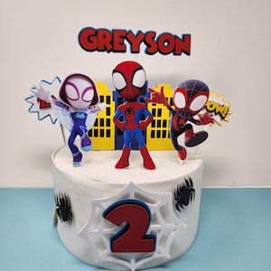Spidey and His Amazing Friends Cake Topper