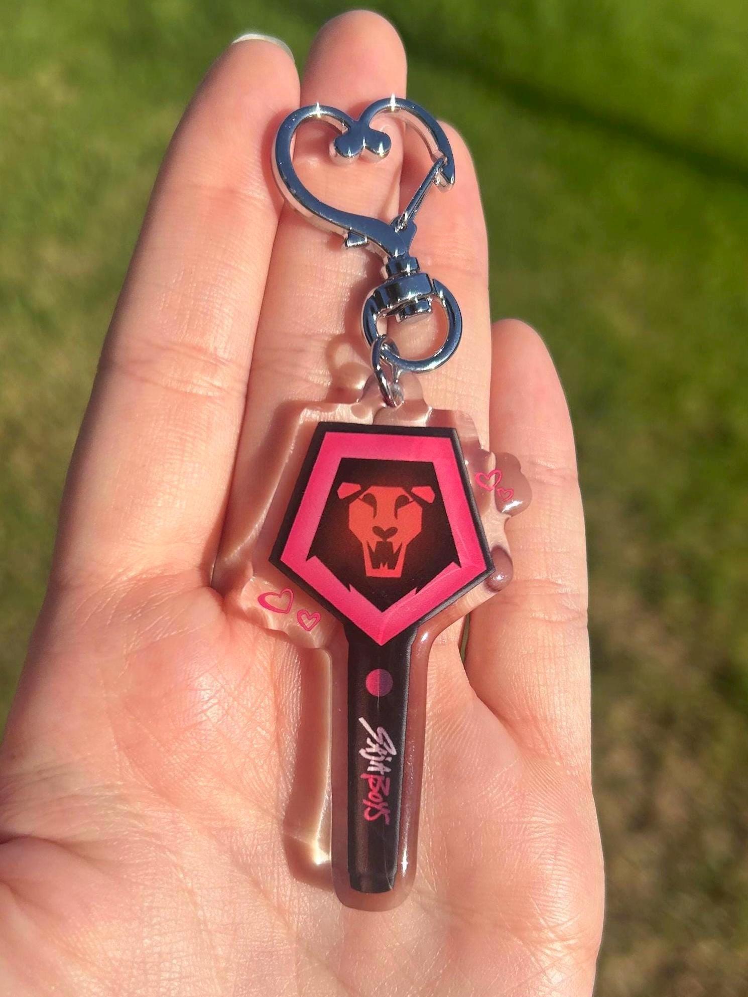Saja Boys Lightstick Keychain | Kpop Demon Hunters, Heart Clasp - Etsy