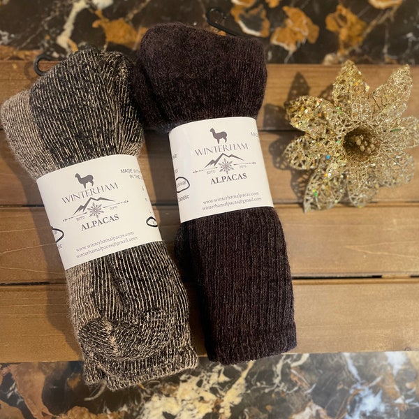 Extra Large - Alpaca survival socks