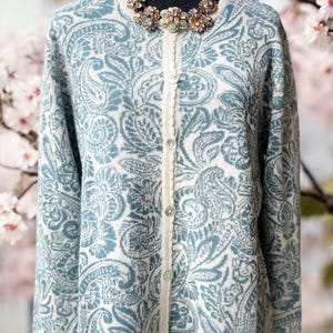 Paisley Alpaca Cardigan