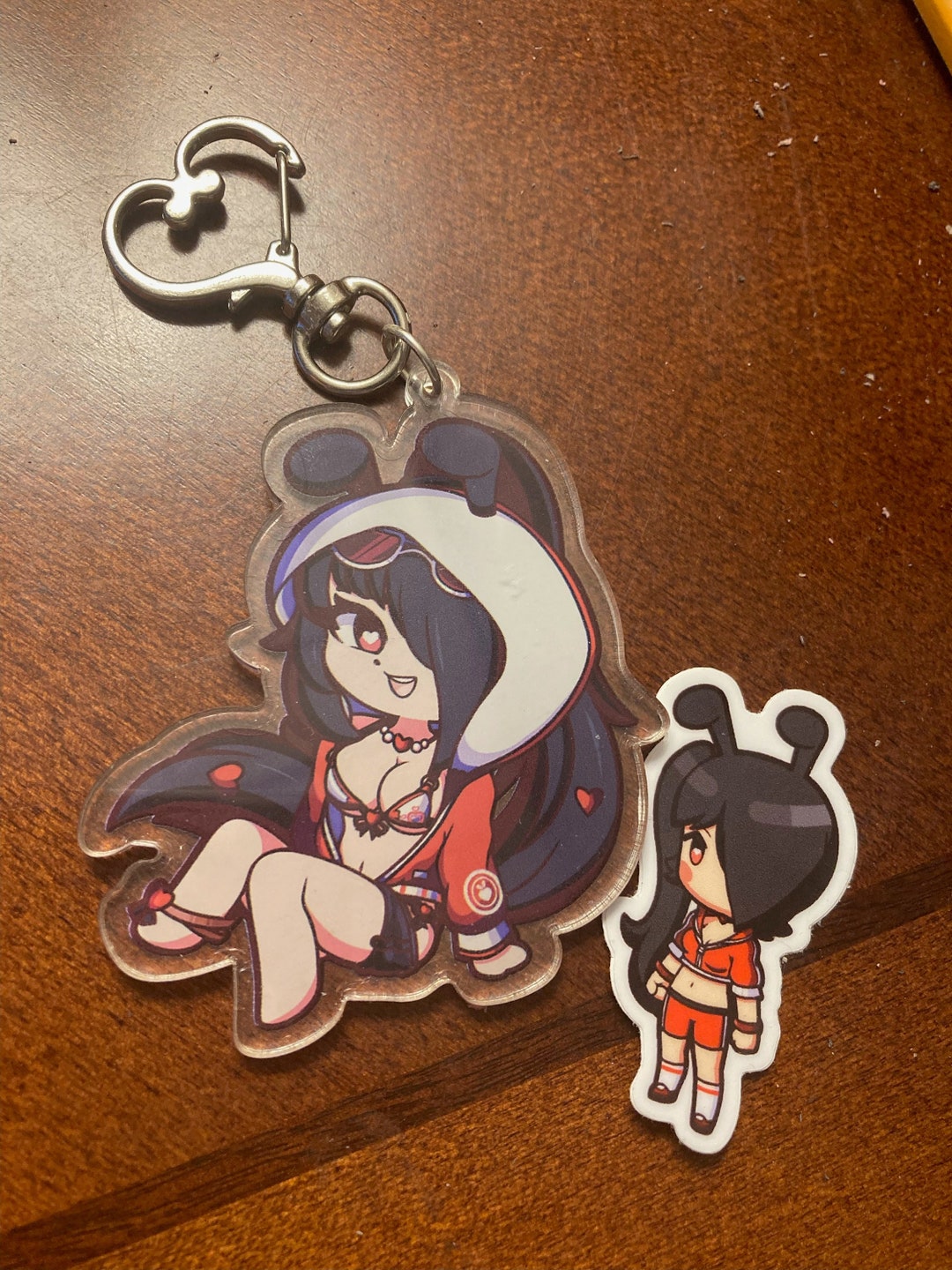 Mono Acrylic Charm & Sticker Set - Etsy