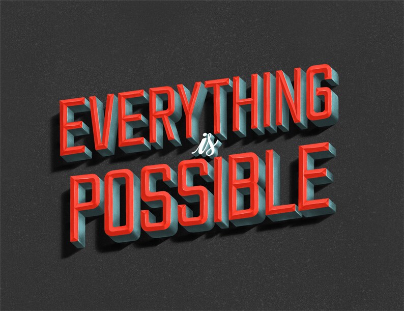 Cuadrículas de letras para Procreate: Sellos tipográficos, pinceles de perspectiva (Descarga instantánea) imagen 9