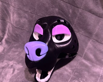 3D-geprinte fursuitbasis Wolf