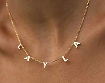 Short Name Necklace - Etsy