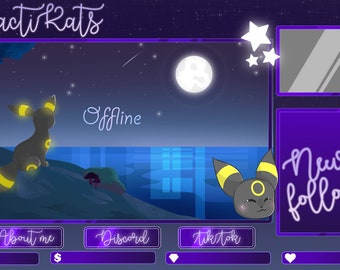 Umbreon Twitch overlay