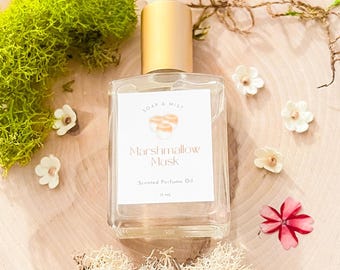 Marshmallow Musk Perfume Oil/Paraben and Phthalate Free Perfume/Fall Fragrance/Roll On