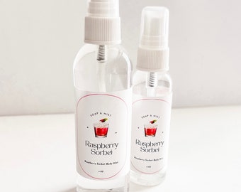 Raspberry Sorbet Body Mist, Body Spray, Fragrance Mist