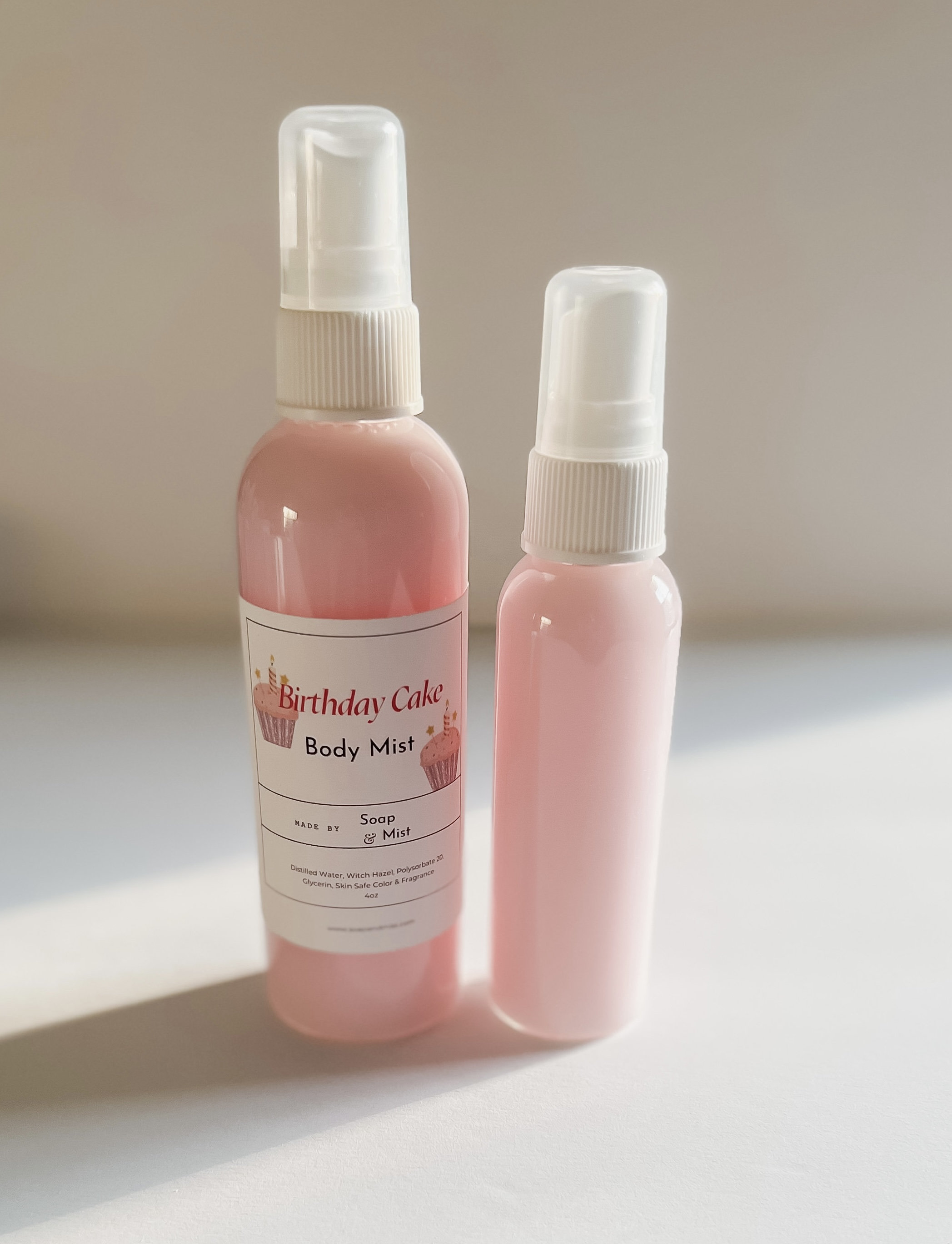 Birthday Cake Body Mist Body Spray Natural Perfume and Body Etsy