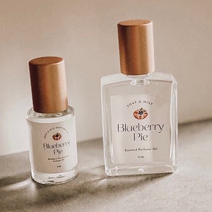 Blueberry Pie Perfume Oil/Paraben and Phthalate Free Perfume/Roll on