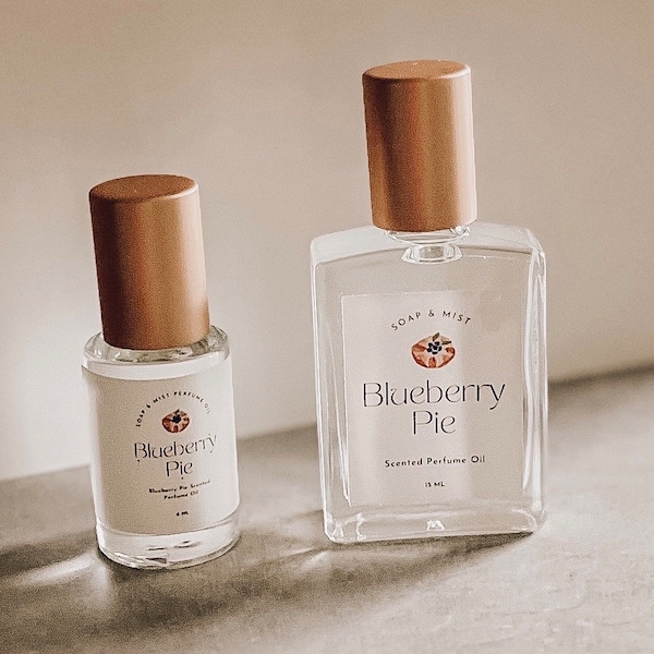 Blueberry Pie Perfume Oil/Natural Perfume/Roll On