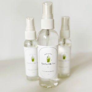 Matcha Milk Tea Body Mist, Body Spray, Fragrance Mist, Birthday Gift