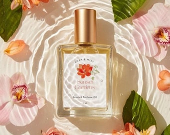 Parfum à bille d'huile de parfum inspiré du jardin/parfum de néroli et de fleur d'oranger