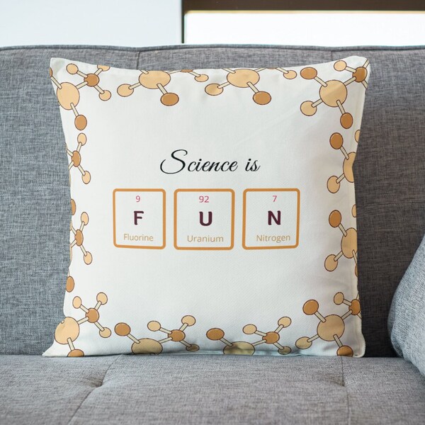 Science Pillow Etsy