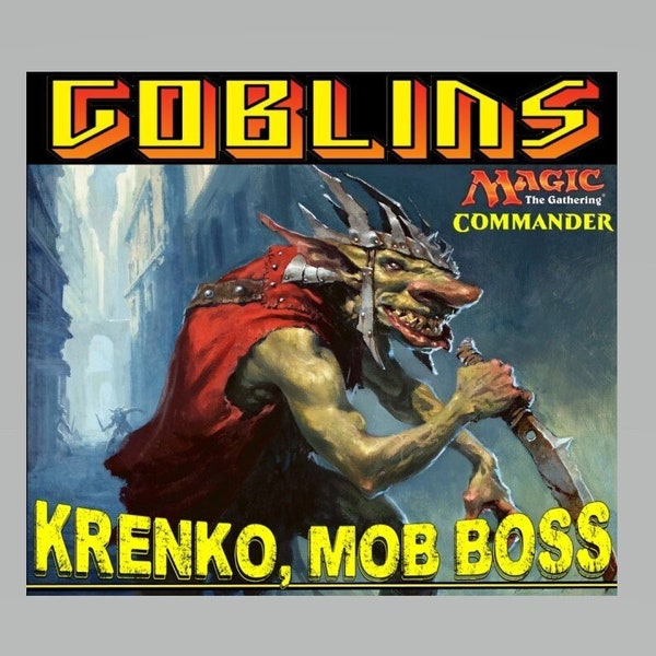 EDH Krenko, Mob Boss Commander Deck! Goblin Bombardment! Magic The Gathering