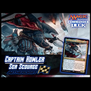 Capitão Howler, Sea Scourge MTG EDH Commander Deck! Descarte Izzet