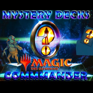 EDH Custom Commander MTG Mystery Decks, Casual 100 Card Ready to Play Decks!