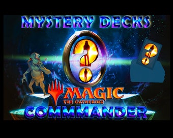 EDH Custom Commander MTG Mystery Decks, Casual 100 Card Ready to Play Decks!