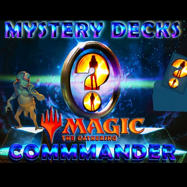EDH Custom Commander MTG Mystery Decks, Casual 100 Card Ready to Play Decks!