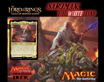 mtg hosts of mordor commander deck Magic: the Gathering sided tokens Magic The Gathering Lord of