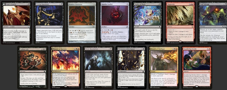 Gev, Scaled Scorch MTG EDH Commander Deck, Rakdos Lizard Outlaws! zdjęcie 6