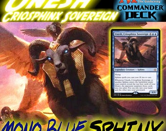 Blue-100 Card Sphinx Deck-commander-jace-rare-mythic-magic the Gathering -edh-mtg - Etsy