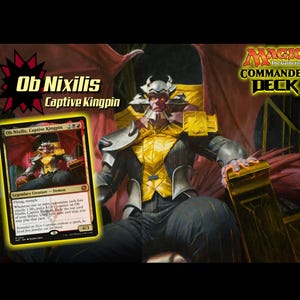 Ob Nixilis, Captive Kingpin MTG EDH Commander Deck! Rakdos Ping!