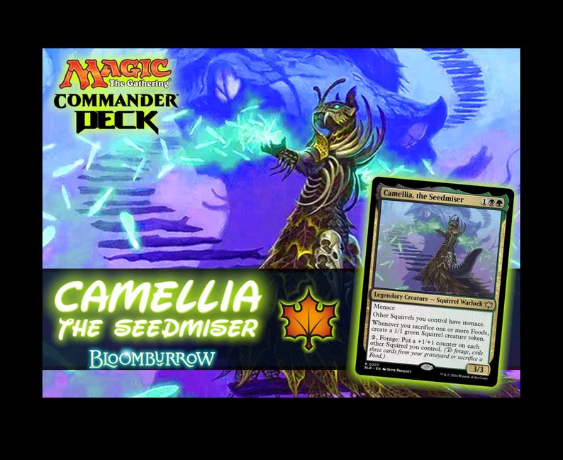 Camellia, the Seedmiser MTG EDH Commander Deck! Bild 1