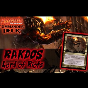 Rakdos, Lord of Riots MTG EDH Commander Deck, Rakdos Burn!