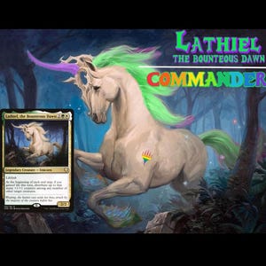 Lathiel, the Bounteous Dawn MTG EDH Commander Deck, Life Gain & Counters!