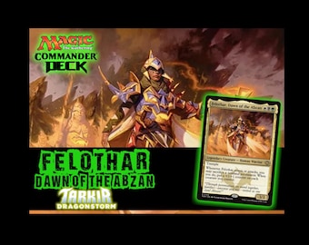 Felothar, Dawn of the Abzan MTG EDH Commander Deck!