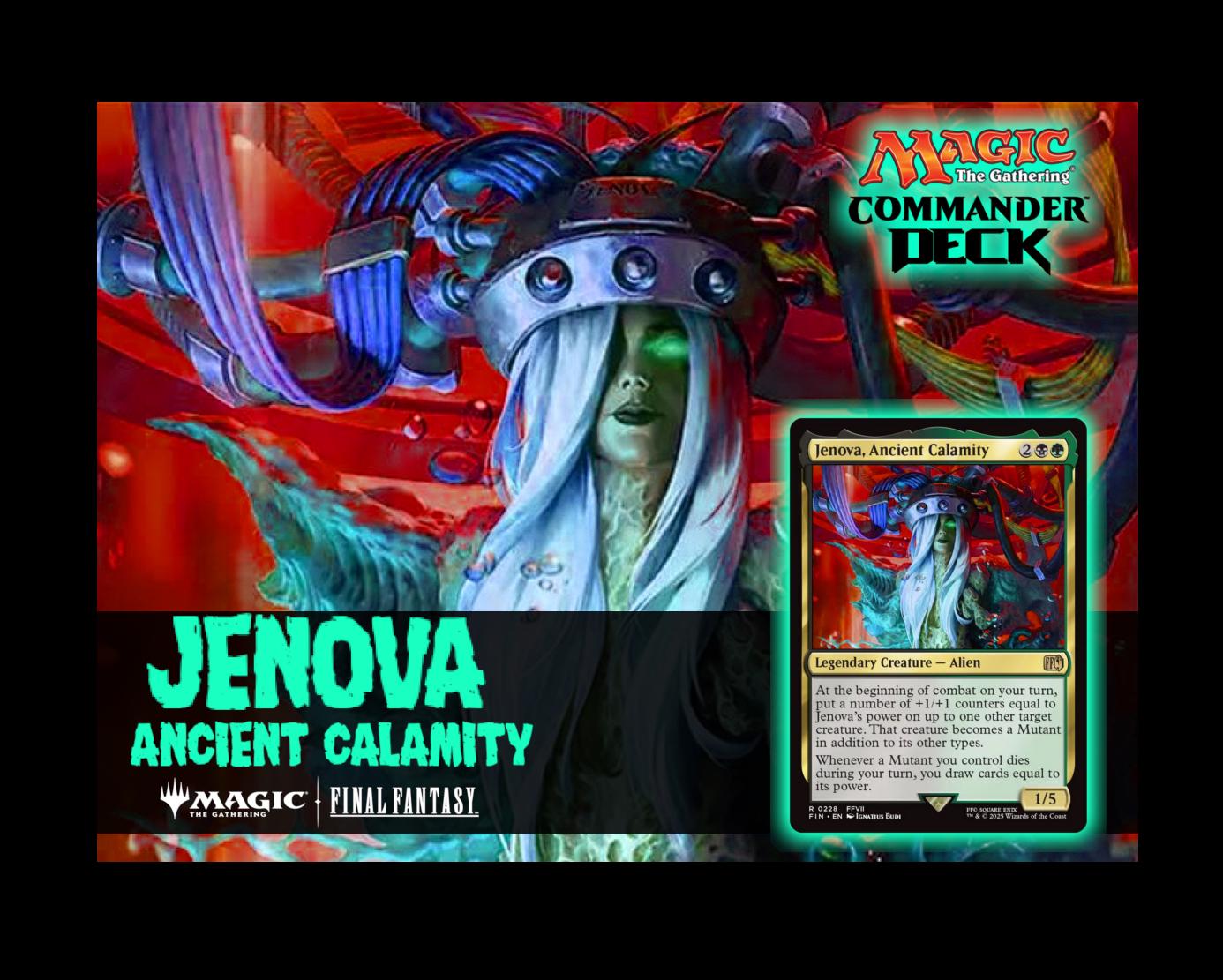 Jenova, Ancient Calamity MTG EDH Custom Commander Deck! Golgari
