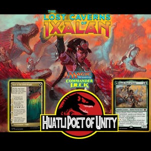 Huatli, Poet of Unity MTG EDH Commander Deck, Big Bad Dino Swarm!