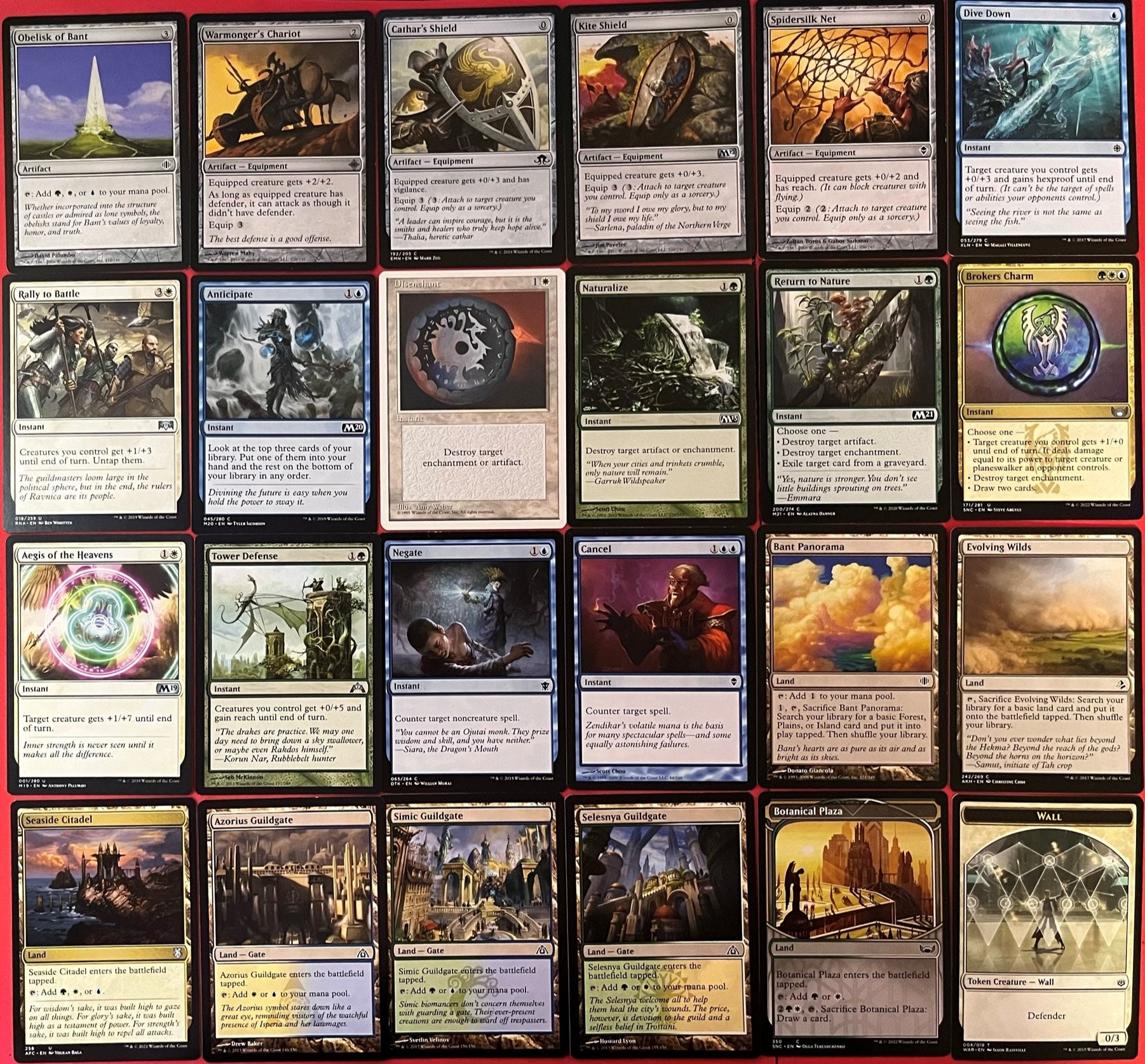 wall commander deck mtg MTG Commander Deck EDH Deck Arcades, the Strategist 100 Magic Cards Custom  Deck Defenders Walls main image 1