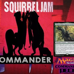 MTG Commander Deck EDH Deck Chatterfang, Squirrel General