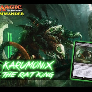 Karumonix, the Rat King MTG EDH Custom Commander Deck! RAT Tribal!